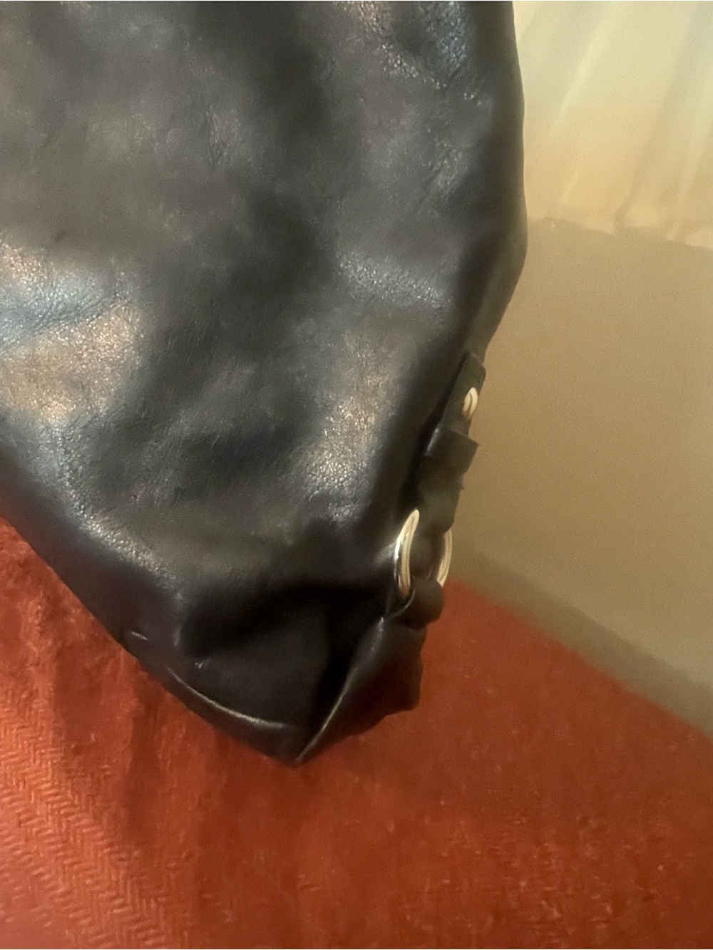 Coach Ashley Black Leather Convertible Satchel - Picture 8 of 12